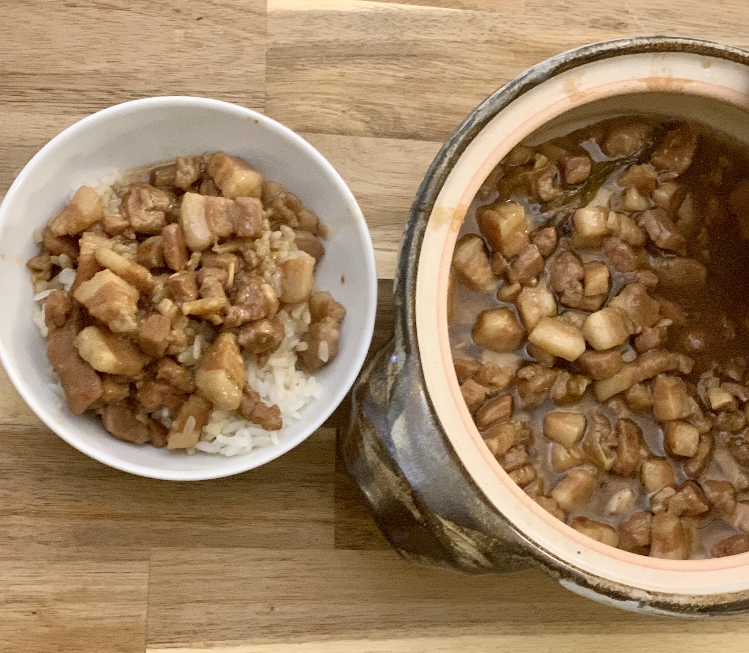 Taiwanese Braised Minced Pork Over Rice Lu Rou Fan 台式滷肉飯 Explore With Nora